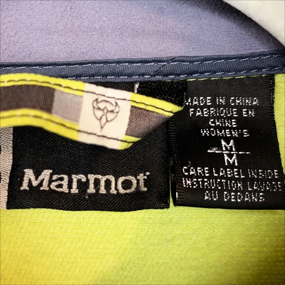 Marmot Softshell Water Resistant Lightweight Jacket Celery Green Lime - Medium M - Picture 4 of 5